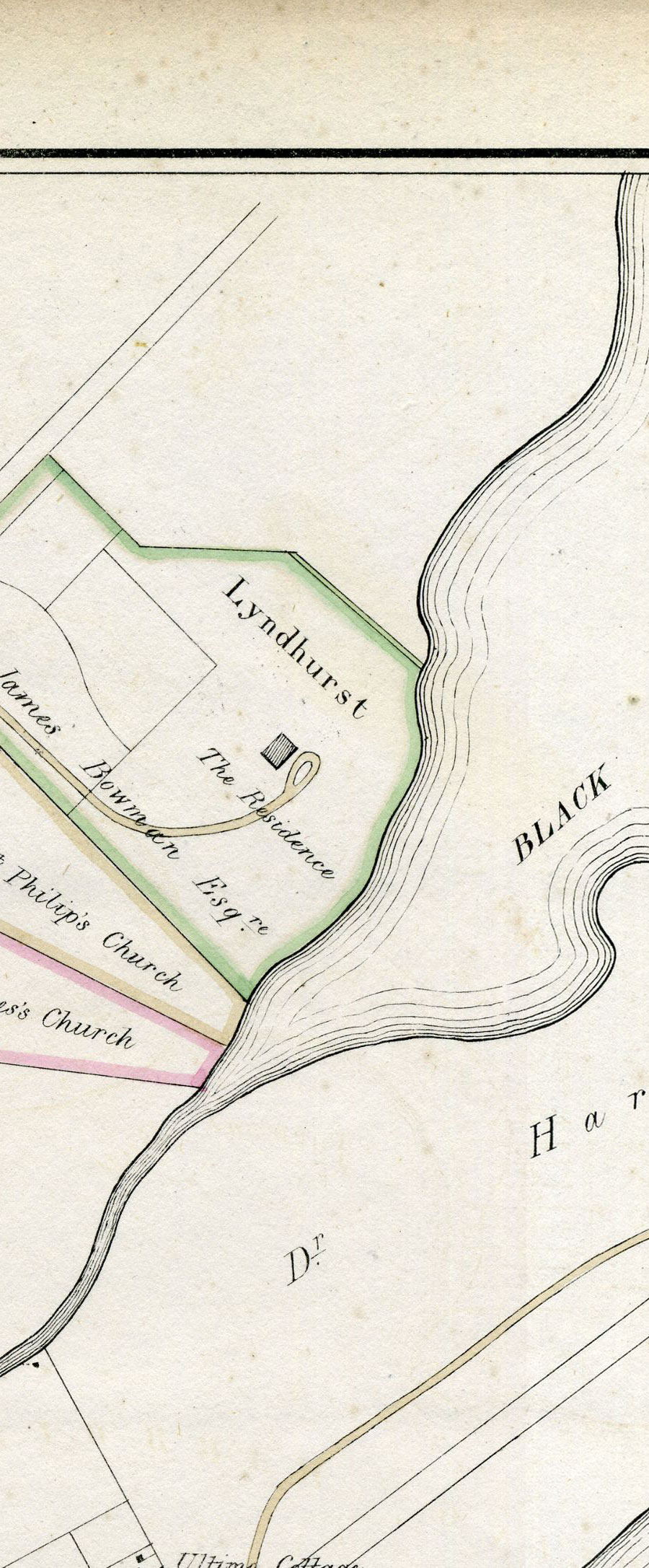 Plan Of Sydney With Pyrmont 1836