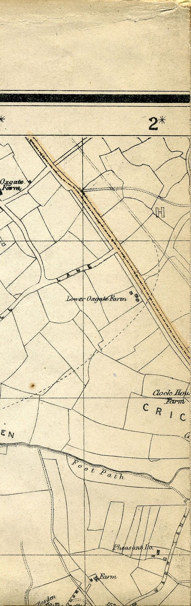 Whitbread's Map Of London 1865