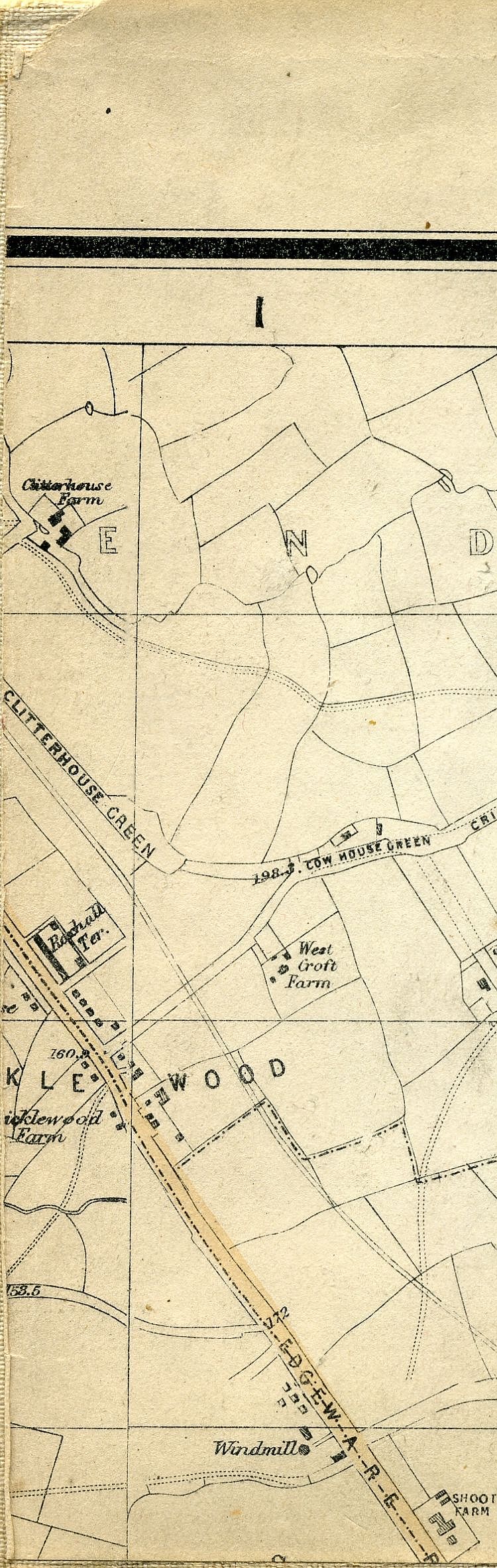 Whitbread's Map Of London 1865
