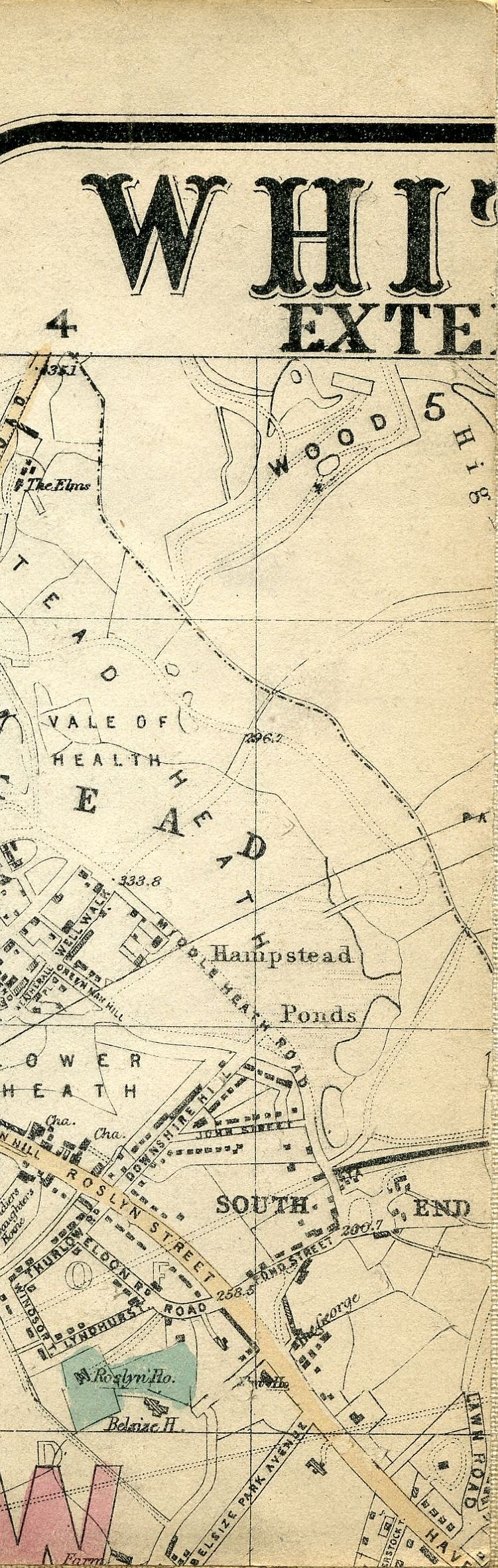 Whitbread's Map Of London 1865