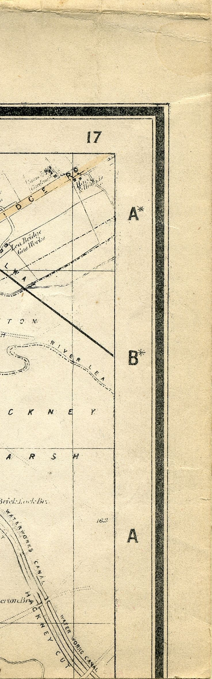 Whitbread's Map Of London 1865