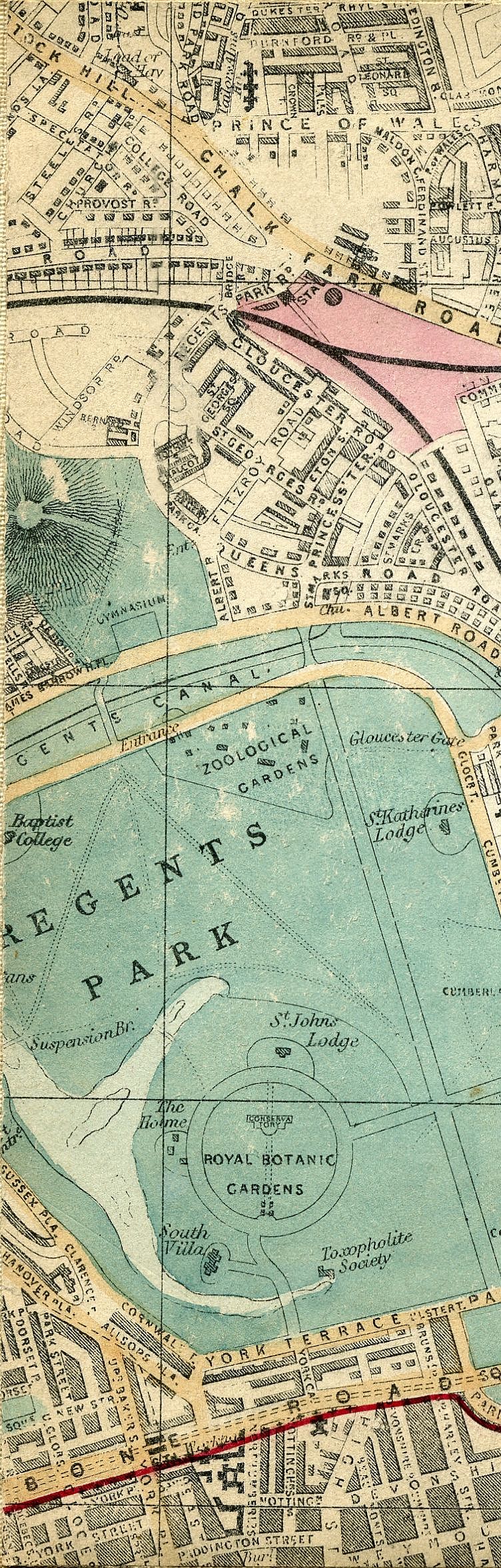 Whitbread's Map Of London 1865
