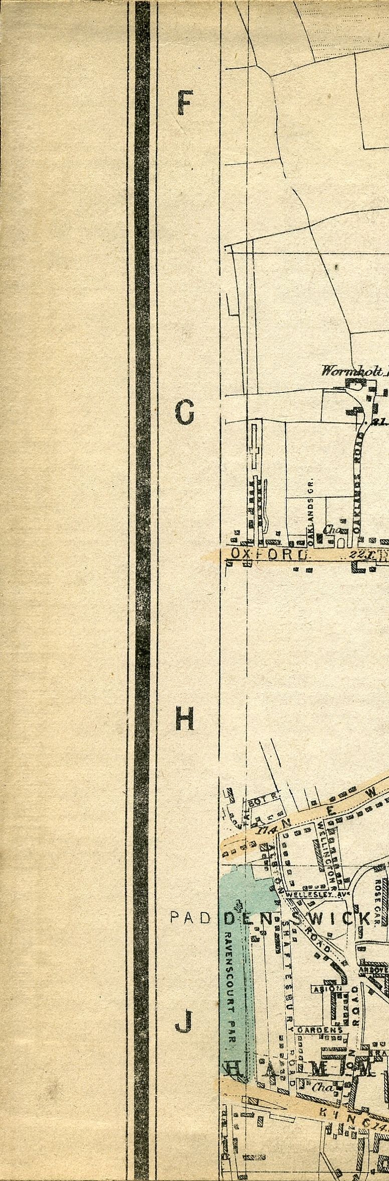Whitbread's Map Of London 1865