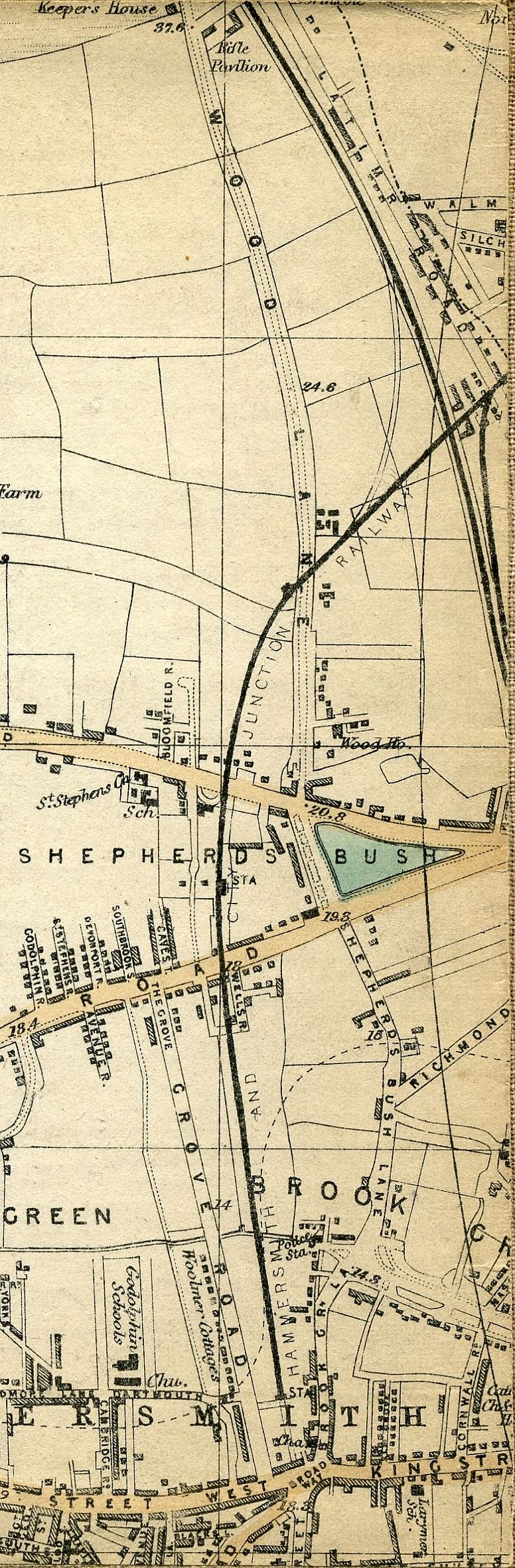 Whitbread's Map Of London 1865