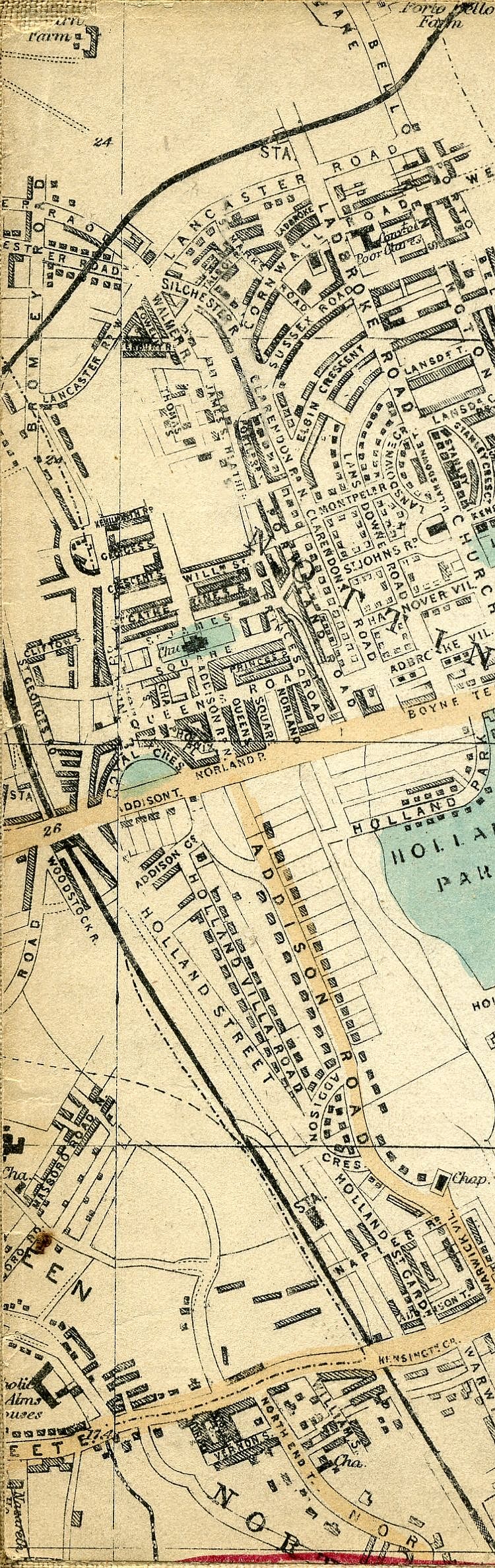 Whitbread's Map Of London 1865