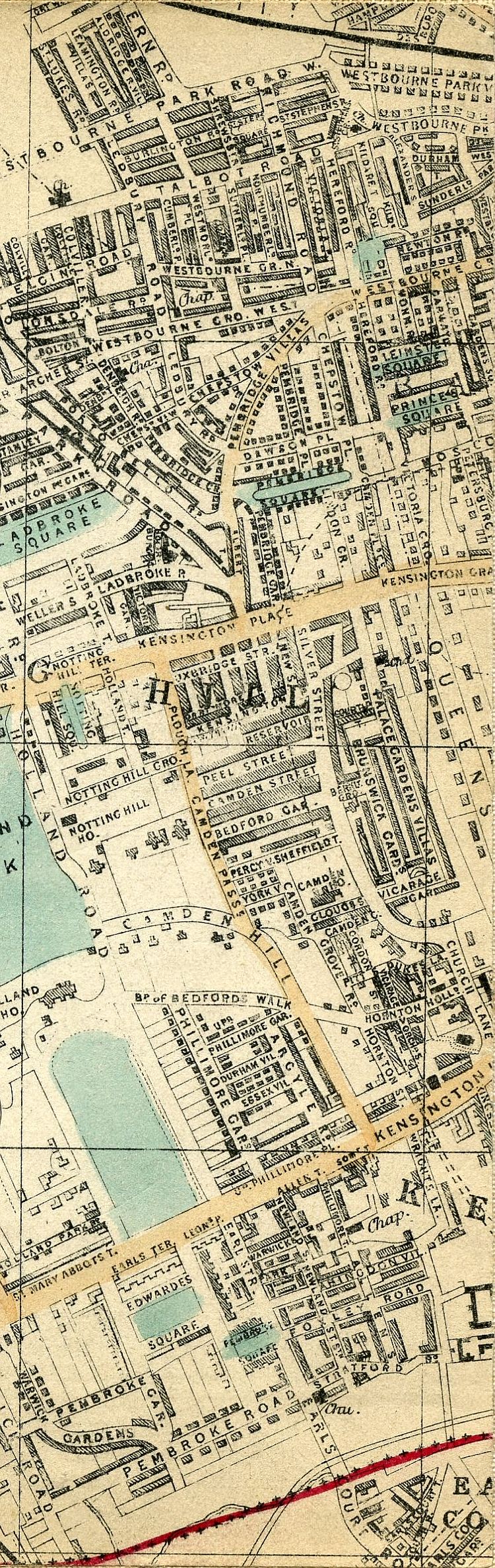 Whitbread's Map Of London 1865