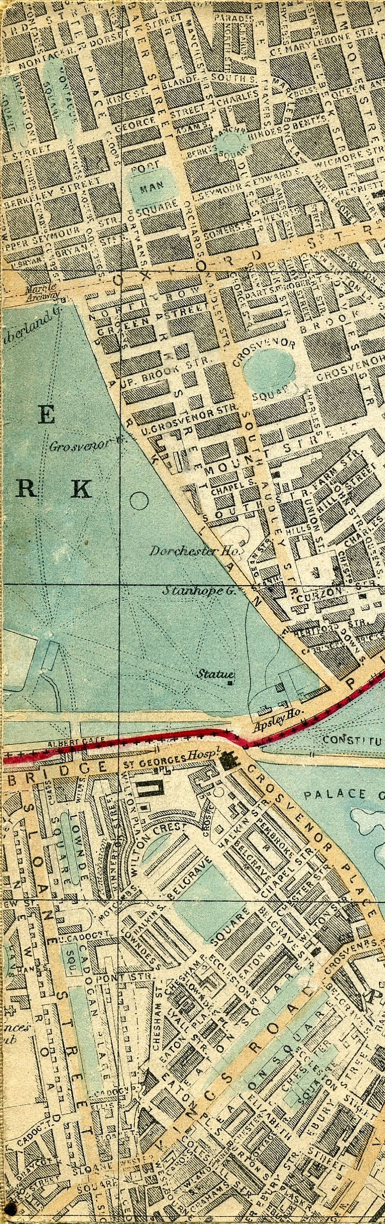 Whitbread's Map Of London 1865