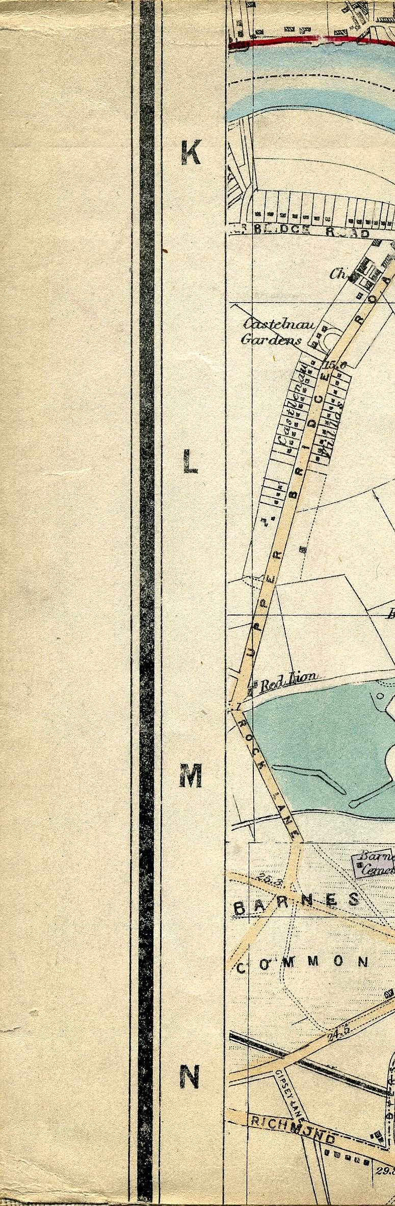 Whitbread's Map Of London 1865