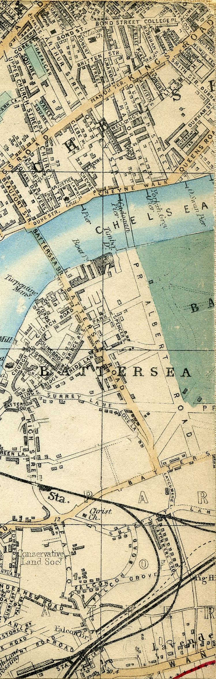 Whitbread's Map Of London 1865