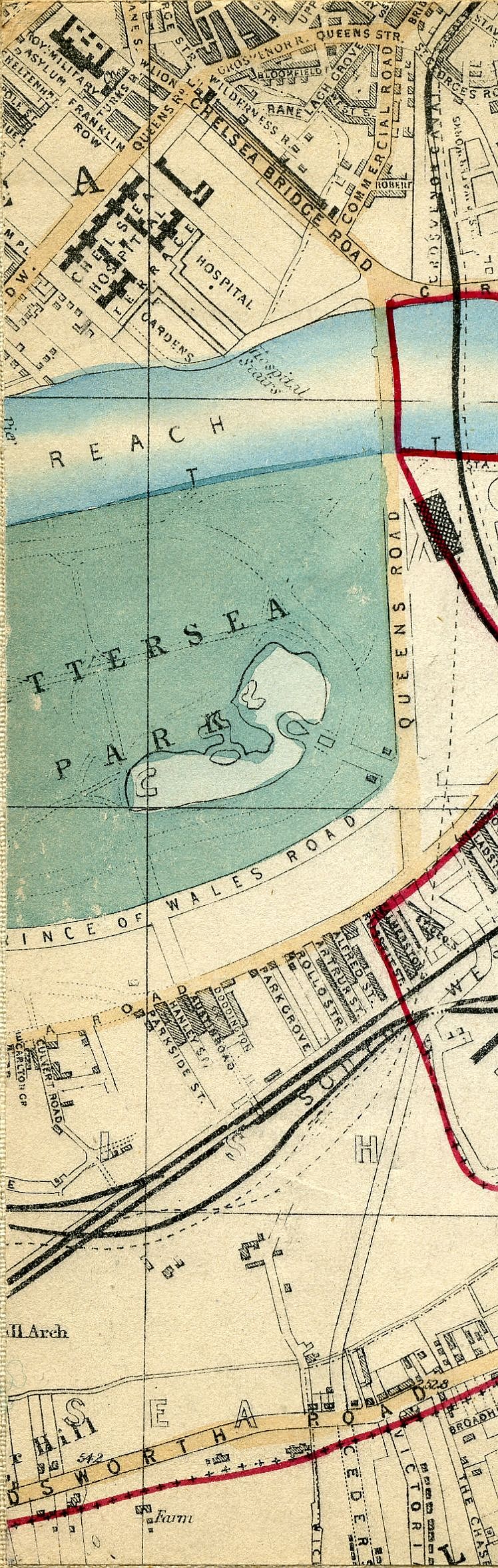 Whitbread's Map Of London 1865