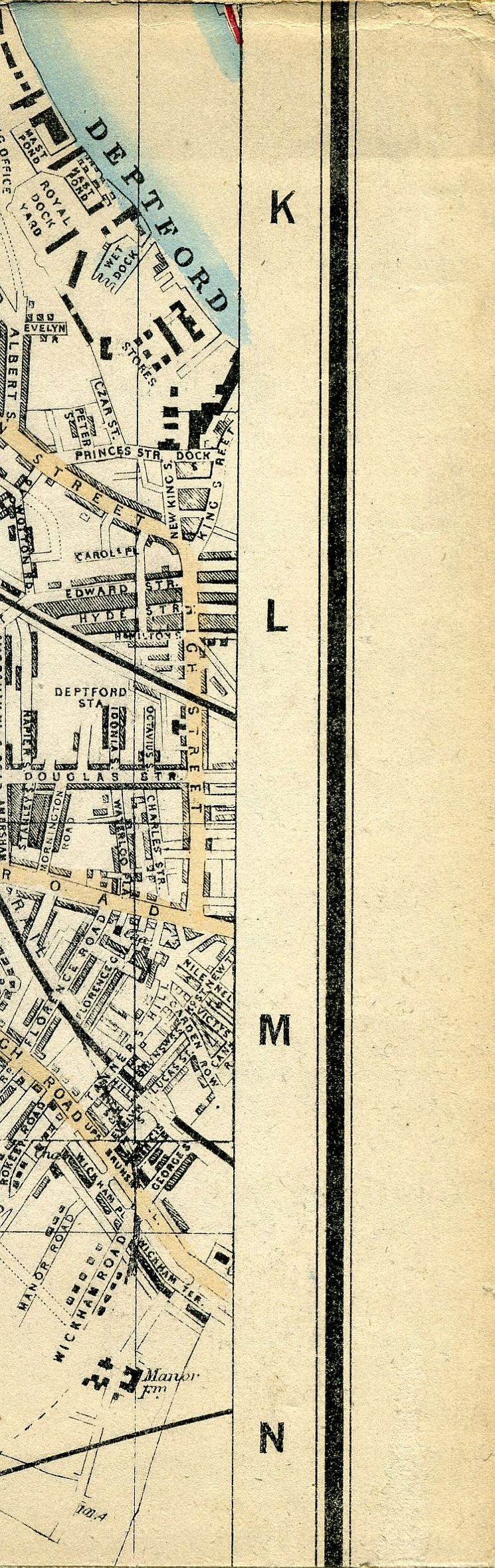 Whitbread's Map Of London 1865