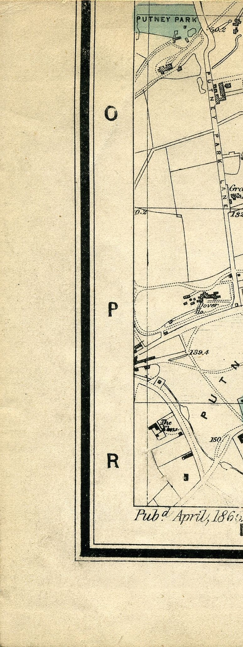 Whitbread's Map Of London 1865