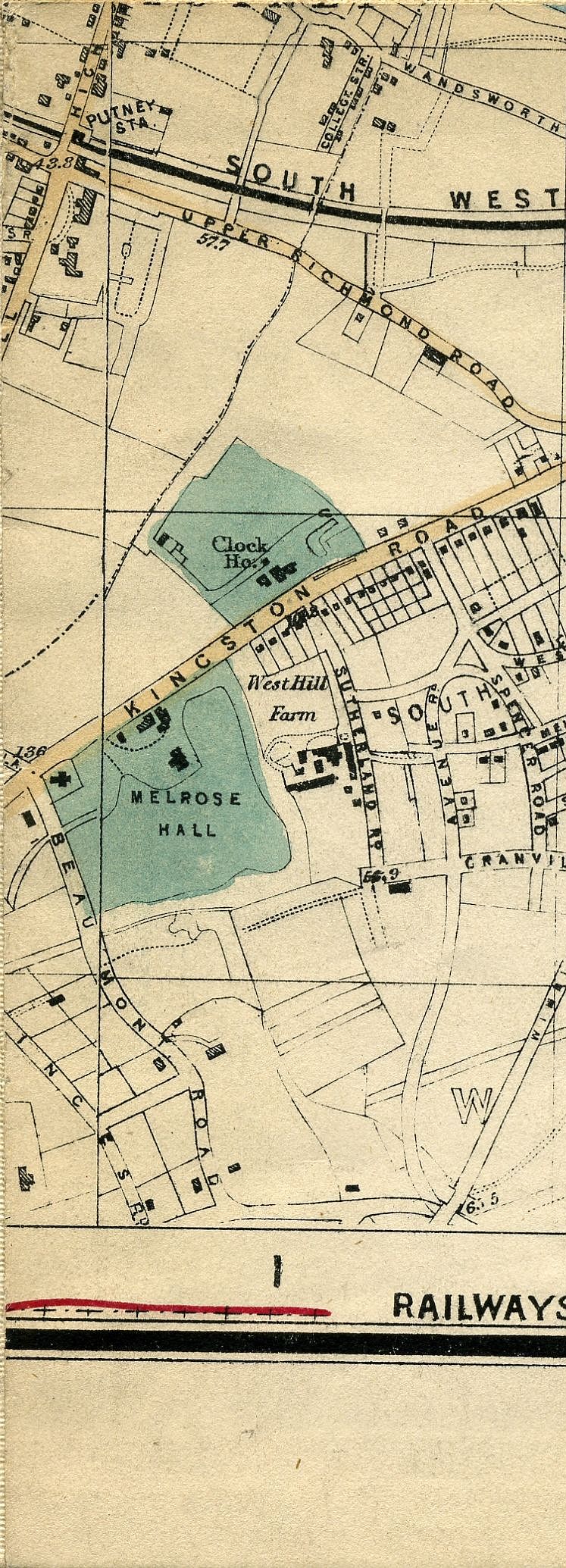 Whitbread's Map Of London 1865