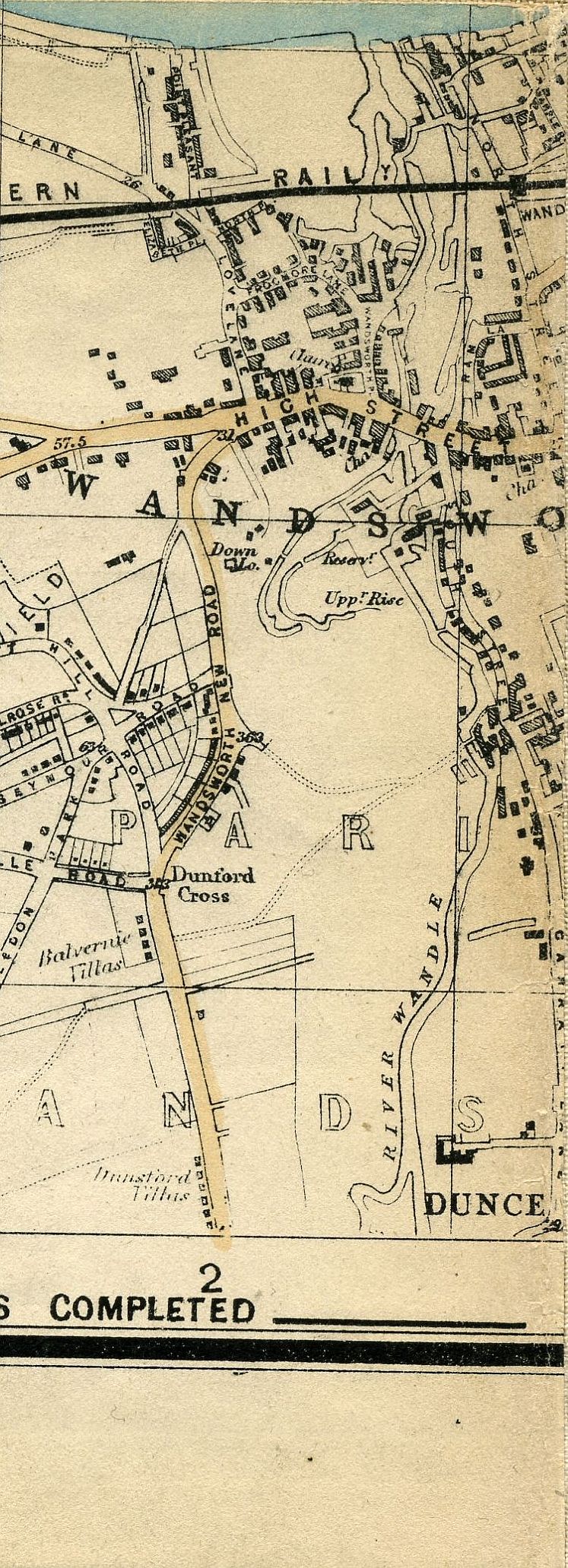 Whitbread's Map Of London 1865