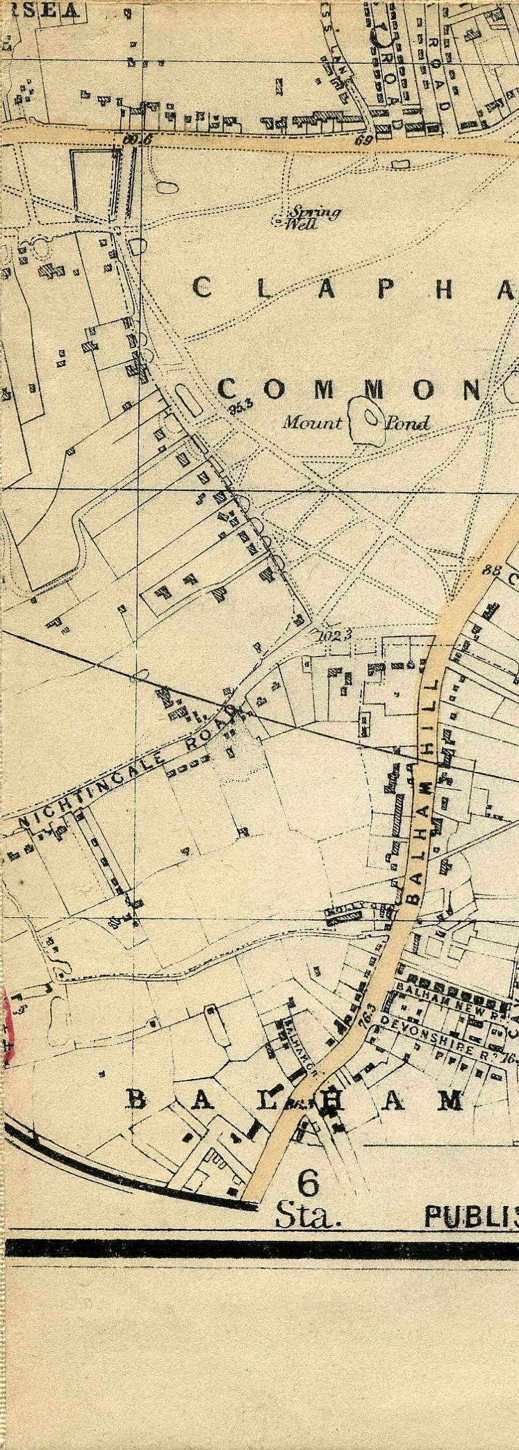 Whitbread's Map Of London 1865