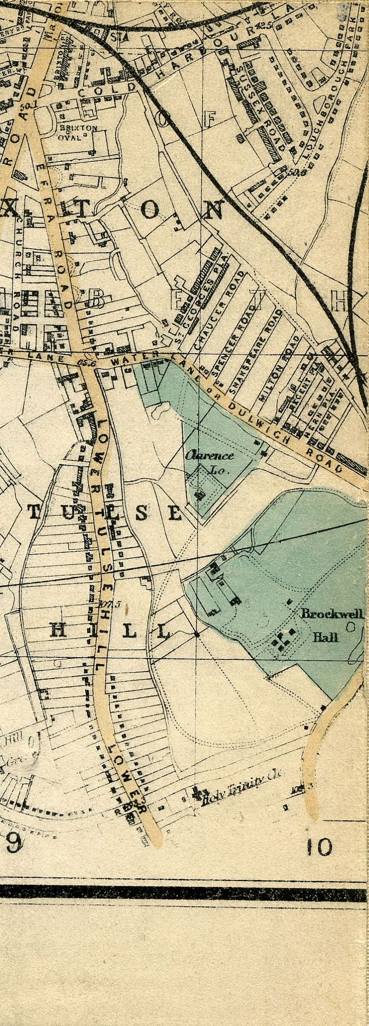 Whitbread's Map Of London 1865
