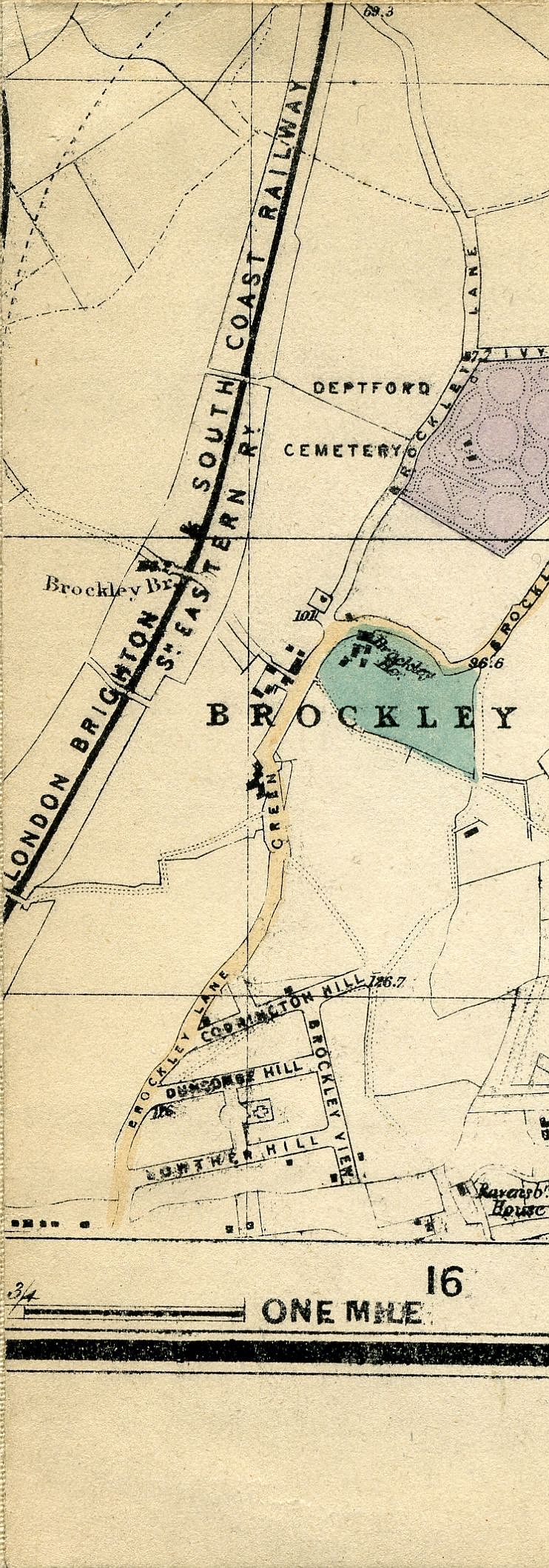 Whitbread's Map Of London 1865