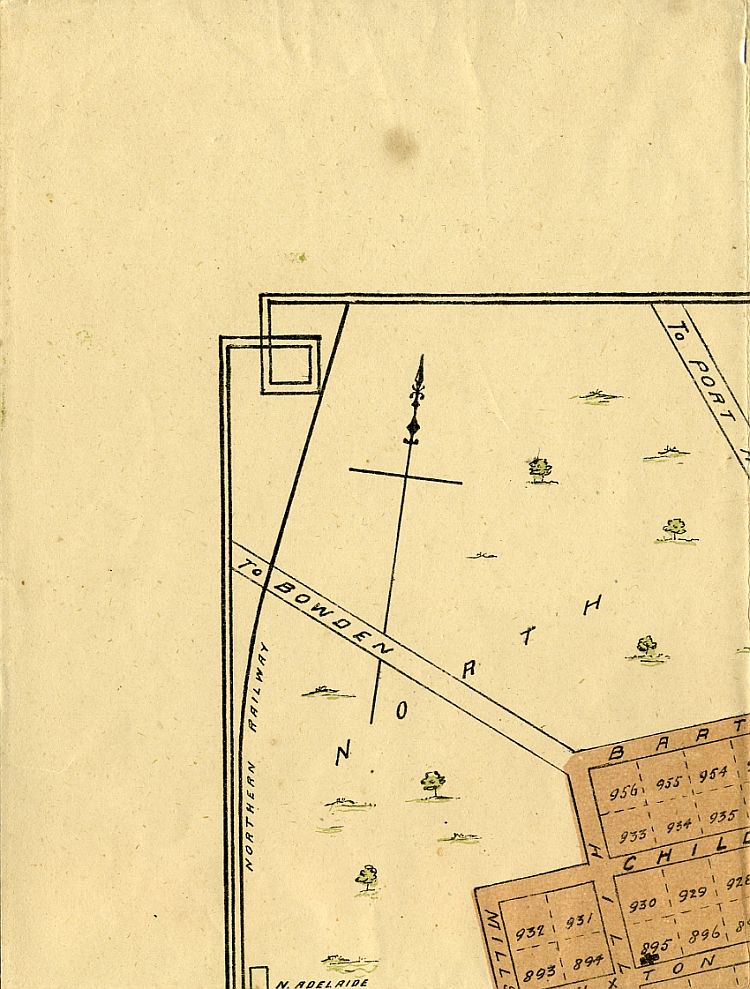 Frearson's Plan Of Adelaide c1880