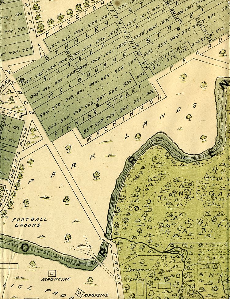 Frearson's Plan Of Adelaide c1880