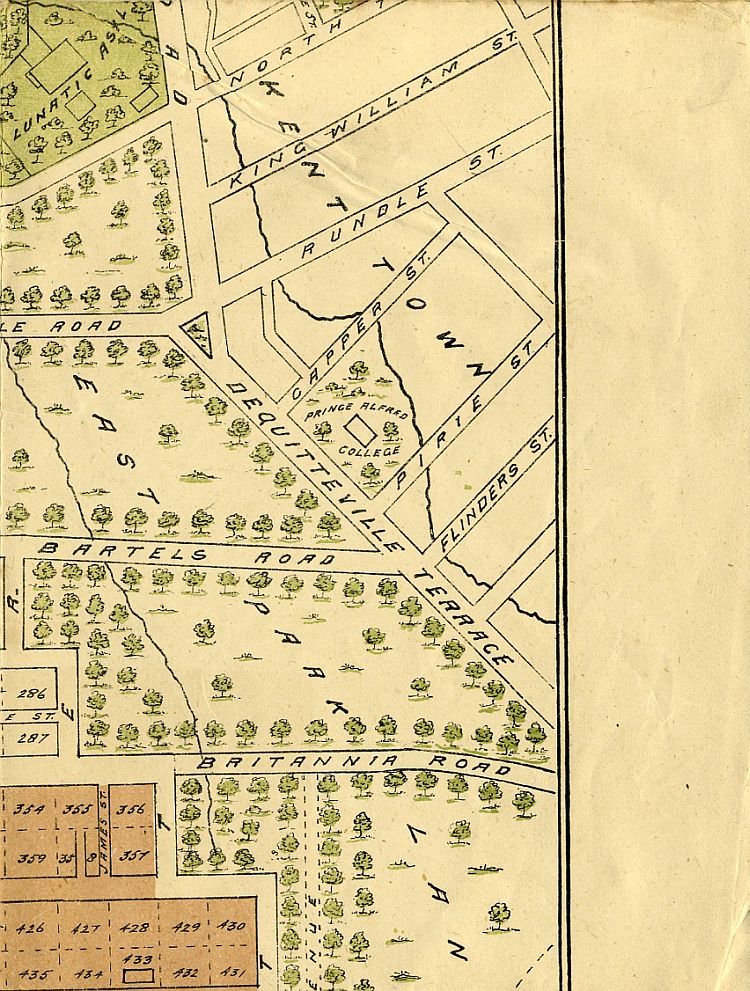 Frearson's Plan Of Adelaide c1880