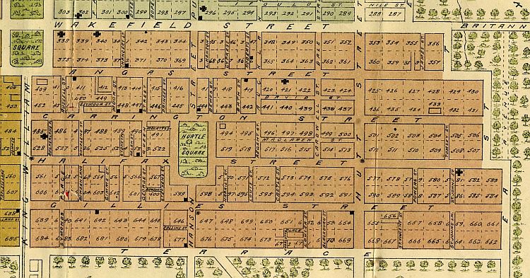 Frearson's Plan Of Adelaide c1880