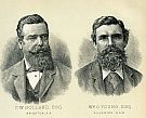C.W. Holland, Esq., Brighton, S.A., & Wm. C. Young, Esq., Silverton, N.S.W. C.W. Holland, Esq., Brighton, S.A., & Wm. C. Young, Esq., Silverton, N.S.W.