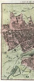 Mary le Bon, Tottenham Court, Oxford Street, Grosvenor Square, Soho Square, Hide Park, The Green Park, Piccaddilly, St Jame's Park, Chelsea Water Works, & Tothill Fields