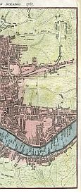 Road to Hackney, Bethnal Green, White Chapel, Mile End Old Town, Goodmans Fields,Ratcliff Highway, Upper Shadwell, Wapping, The River Thames, Redriff, & Rotherhith
