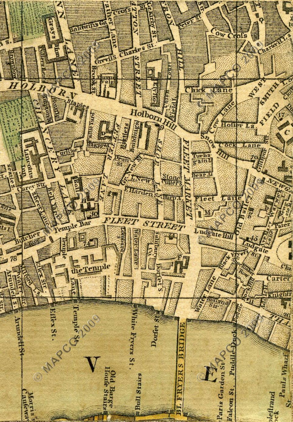 Bowles's Reduced New Pocket Plan Of The Cities Of London And Westminster With The Borough Of Southwark, Exhibiting The New Buildings To The Year 1775.