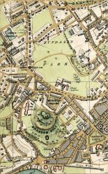 Cotham, Victoria Reservoir, The Triangle, Blind Asylum, Tyndall's Park, Berkley Square, Brandon Hill, Mansion House, College Green, Gas Works, & River Avon