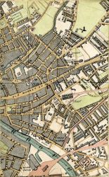 Portland Square, Stapleton Road, Prison, Old Market Street, Midland Goods Station, Coal Wharf, Tram Road, Iron Works, Floating Harbour, Great Western Terminus, Goods Station, Bristol & Exeter Railway Station, & Cattle Market