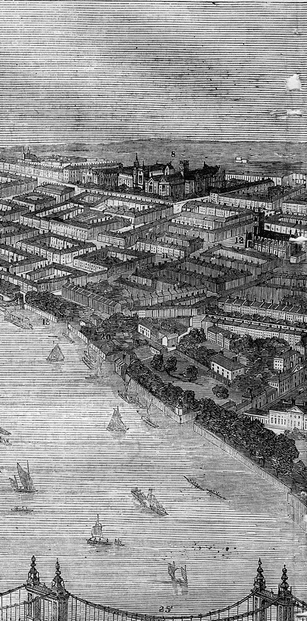 The West-End Railway District, London