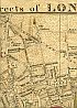 City New Road, City Gardens, Dyers Alms House, Quakers School, Orhpans School, St. Johns Road, St. Johns Street, Clerkenwell Green, Red Lions Street, Goswell Street, Charter House, Hemlock Barn, Shepherd & Shepherdess, St. Lukes Workhouse, Brick Lane, Golden Lane, Ironmongers Row, Old Street, Pearless Pool, St. Lukes Hospital, White Cross, Ratcliff Row, Browns Street, Tindals Burial Ground & Bunhill Row