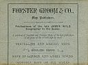 View Forster & Groom's Advertisement View Forster & Groom's Advertisement