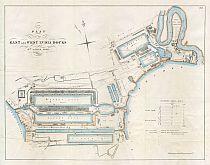 Plan Of The East & West India Docks 1841