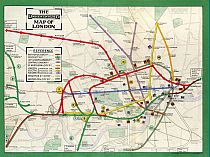 The Underground Map Of London 1911