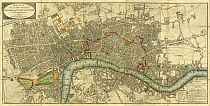 Wallis's Plan of the Cities of London and Westminster 1801