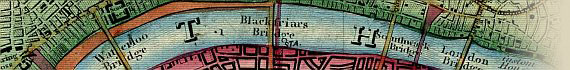 Wyld's New Topographical Map Of The Vicinity Of London c1872