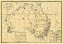 Wyld's Map of Australia c1863