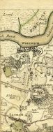 Plastow Level, Part Of Kent, Devils House, River Thames, Woolwich Reach, Gallions Reach, Woolwich, Battery, The Warren, Comb Farm, Hanging Wood, Charlton, Mt. Pleasant, New Cross, Brambles Briers, Plumstead Common, Charlton Place, Charlton Common, Woolwich Common, Pot Houses, Shooters Hill, Old Roman Road From London To Canterbury, Mr Montagu, Eltham Hall, Keid Brook, West End Green, Well Hall, Eltham, Lady James, Runnet Wood, Mottlingham, & South End