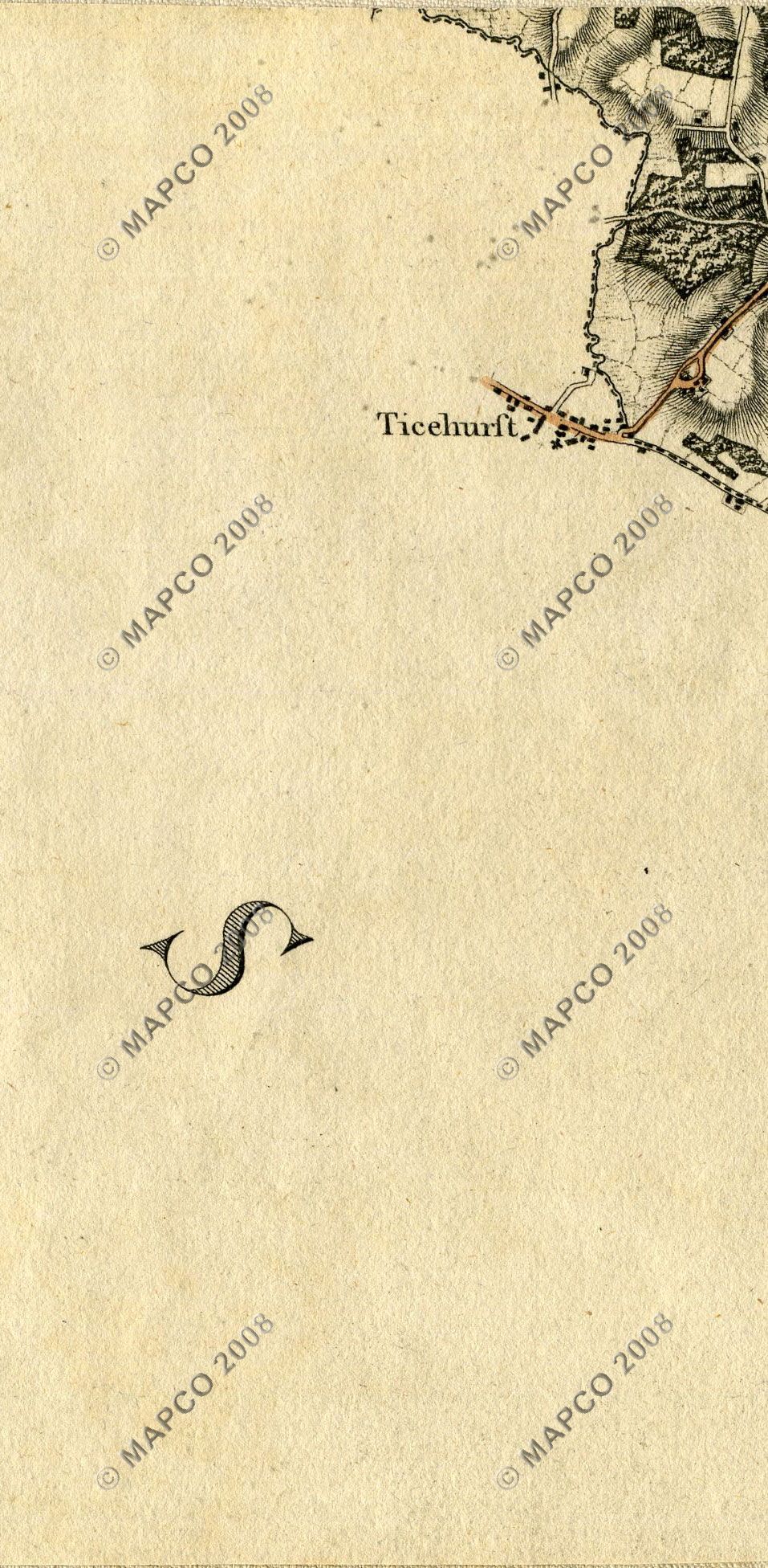 An Entirely New & Accurate Survey Of The County Of Kent, With Part Of The County Of Essex, by William Mudge, 1801.