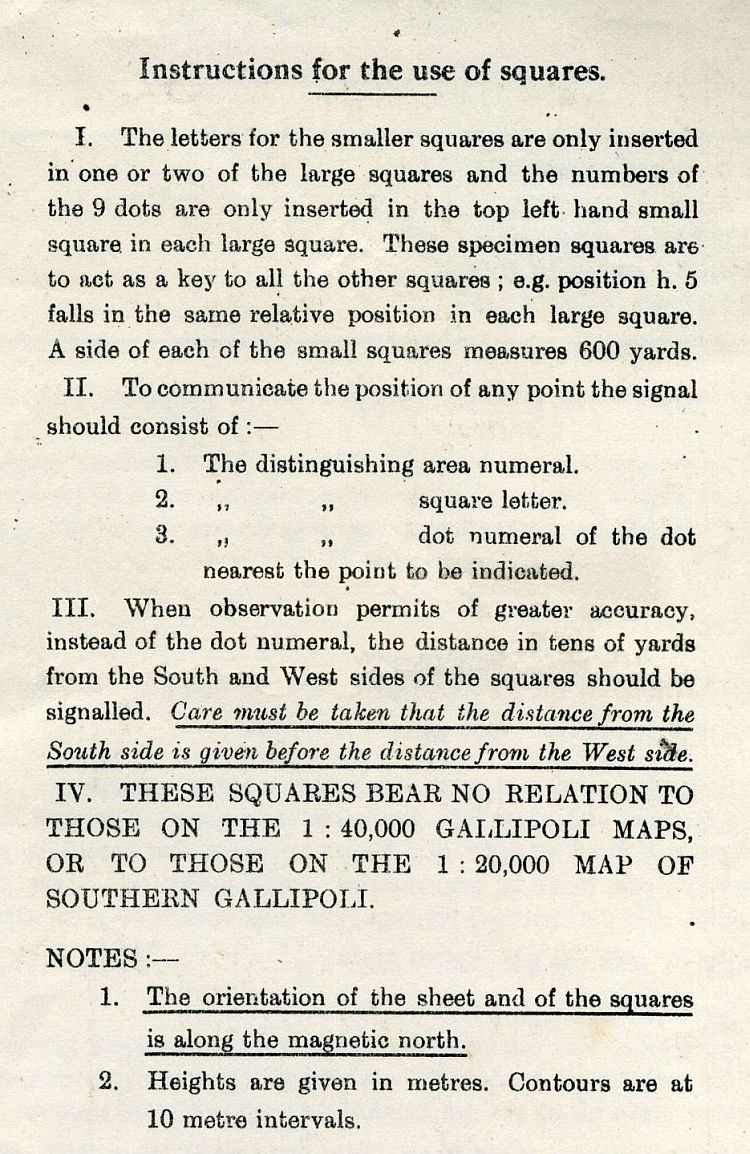 Map Of Gallipoli - Scale 1:20,000. Kurija Dere/Koja Dere, 1915