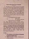 Instructions For Use Of The Squares