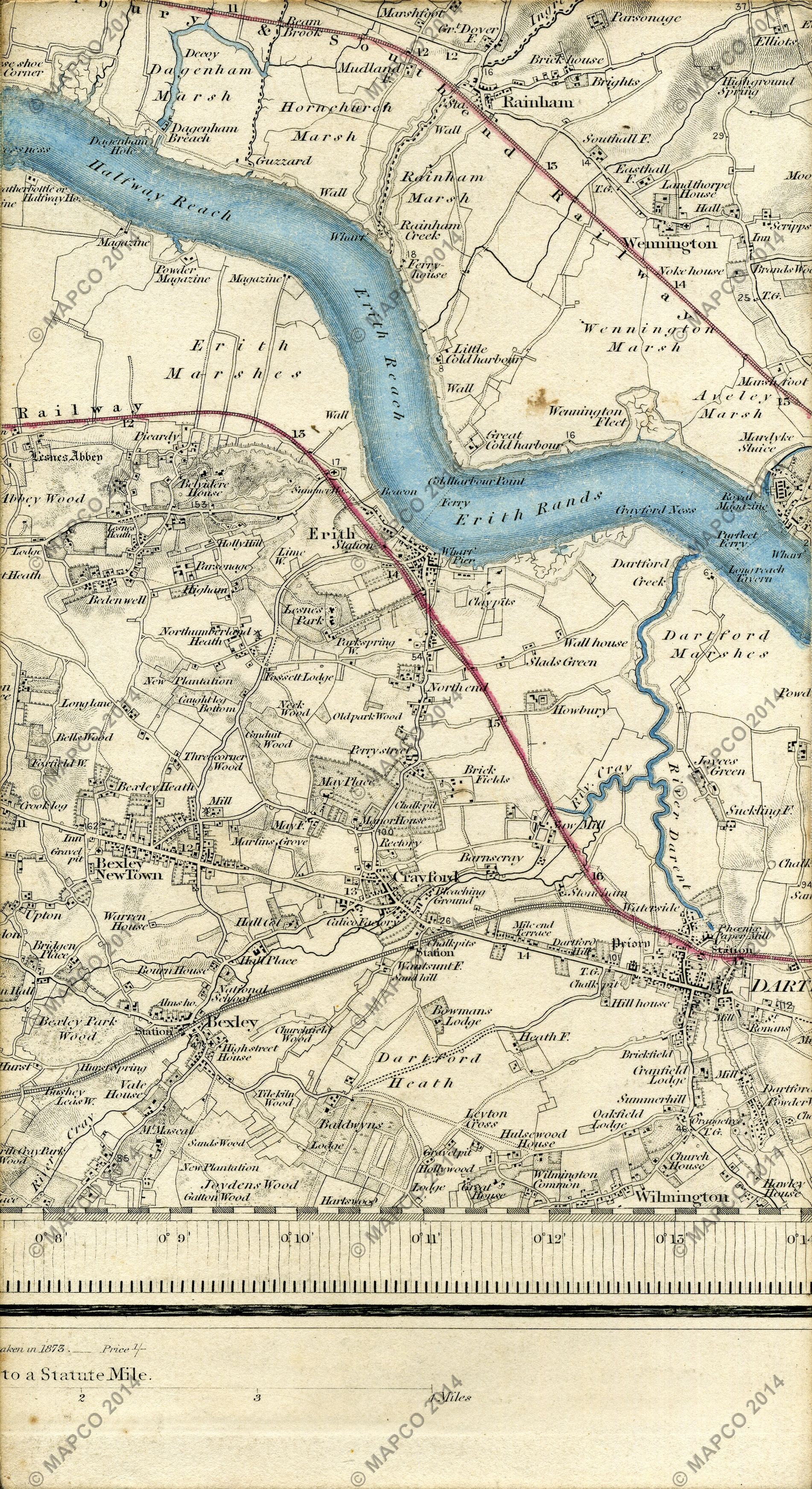 Ordnance Survey Map 1873