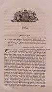 First Page Of The Private Act