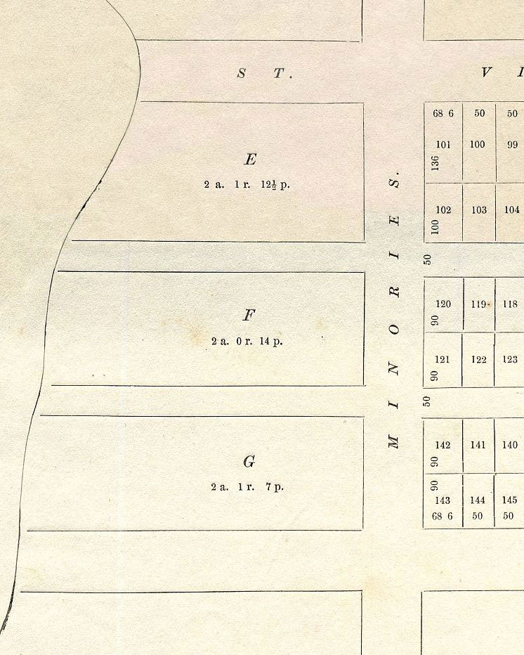 Plan Of Section 2112 B, Port Adelaide, 1852