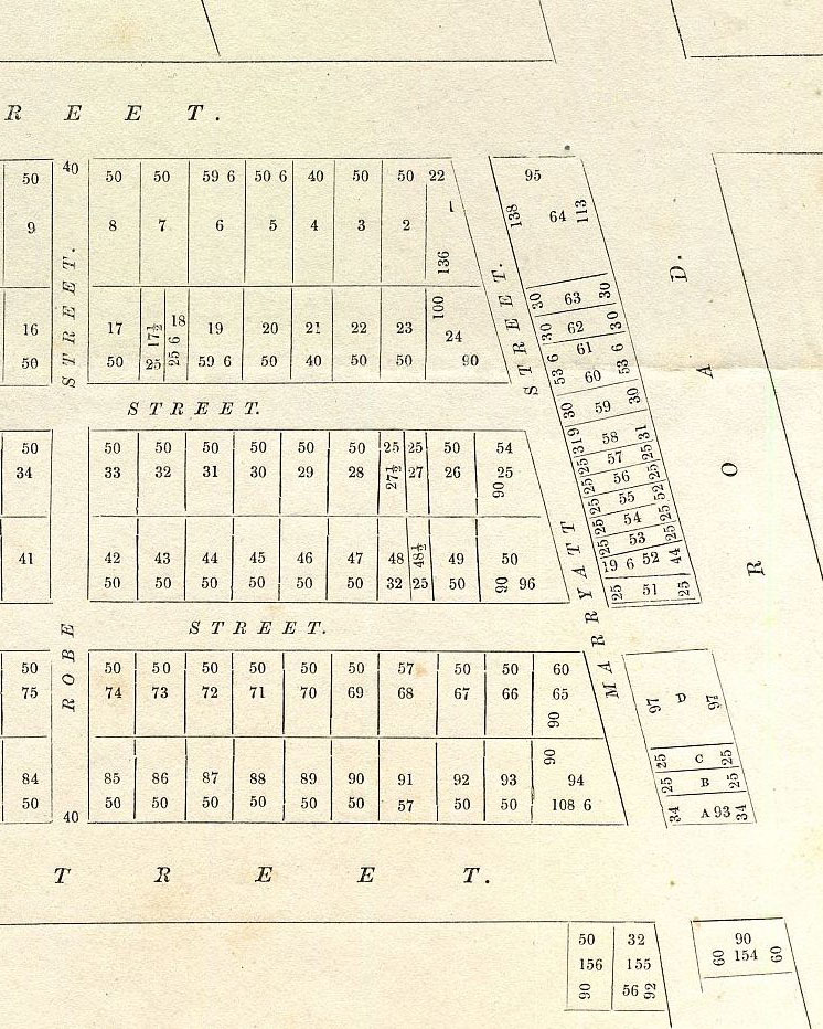 Plan Of Section 2112 B, Port Adelaide, 1852