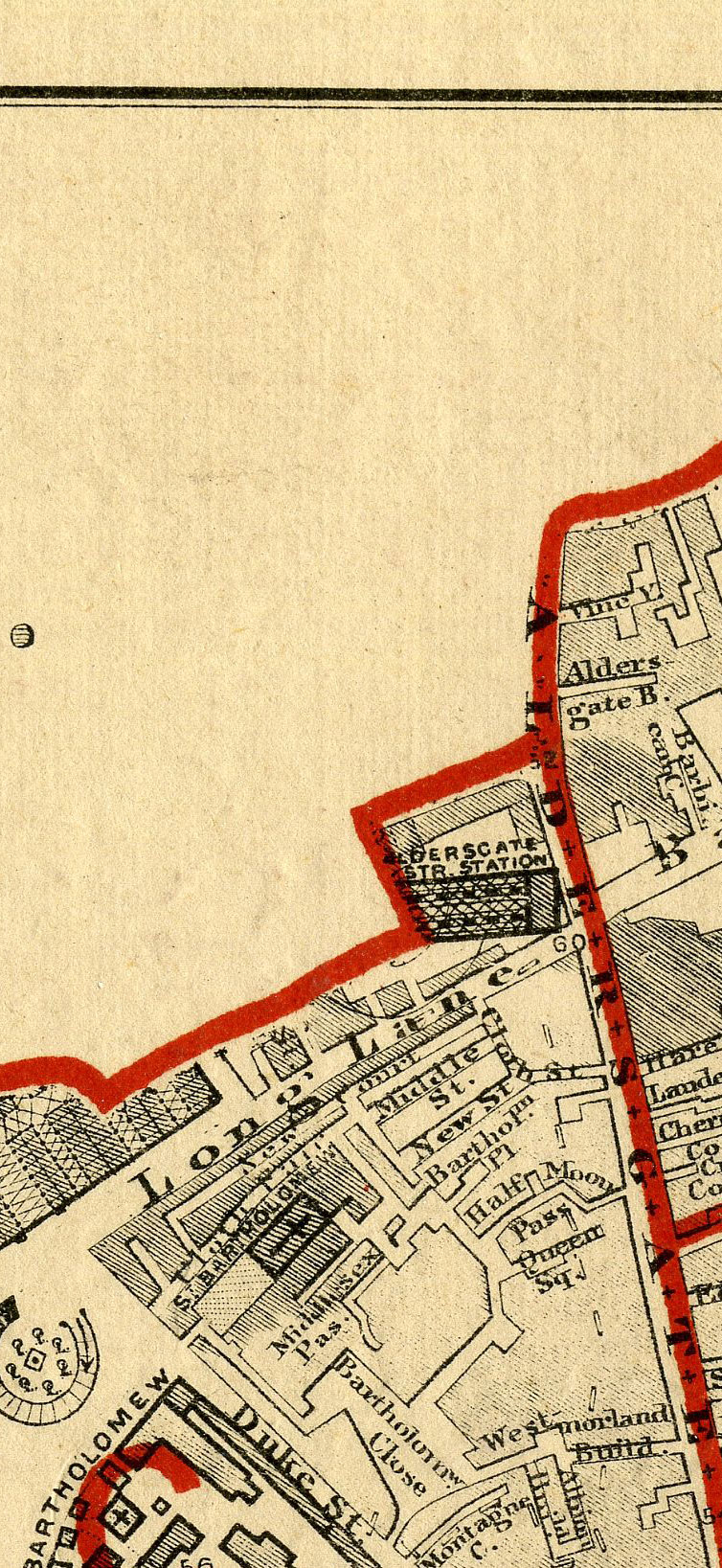 Stanford's School Board Map - City Of London 1877