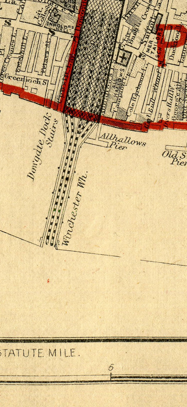 Stanford's School Board Map - City Of London 1877