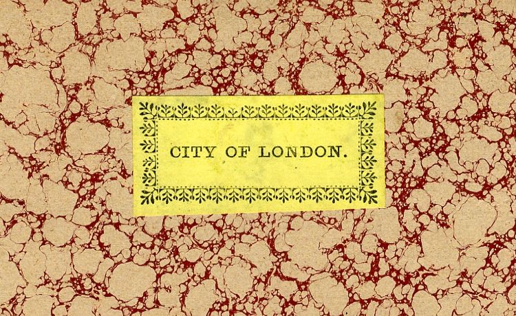 Stanford's School Board Map - City Of London 1877